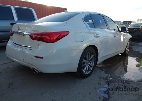 2015 Infiniti Q50 from USA, damaged, VIN JN1BV7AP0FM354376